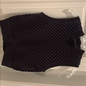 Open knit sleeveless Theory sweater